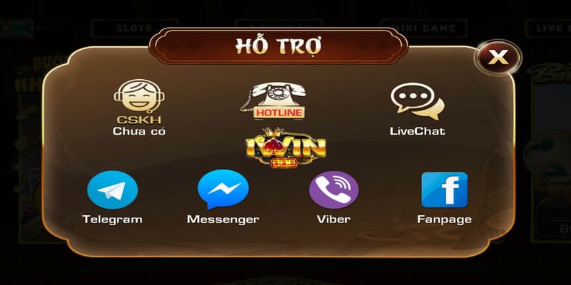 Các vấn đề thường cần đến liên hệ iwin